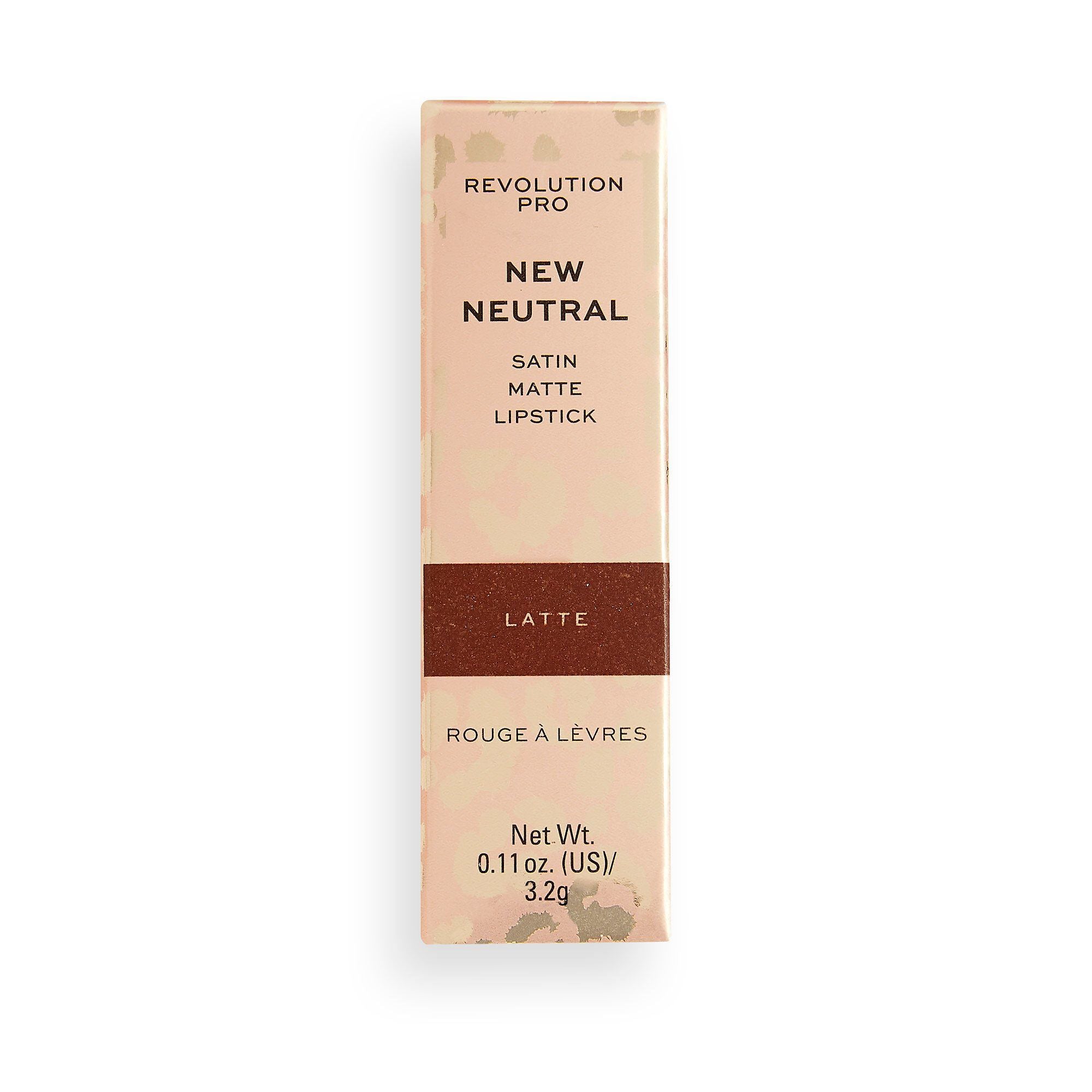 New Neutrals Blushed Satin Matte Lipstick Latte